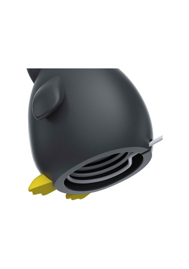 Cbtx iOS Uyumlu Watch Uyumlu Sevimli Penguen Silikon Şarj Tabanı Masaüstü Şarj Standı Tutucu Şarj Cihazı Olmadan Siyah