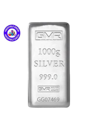 E-gümüş 1000gr Külçe Gümüş