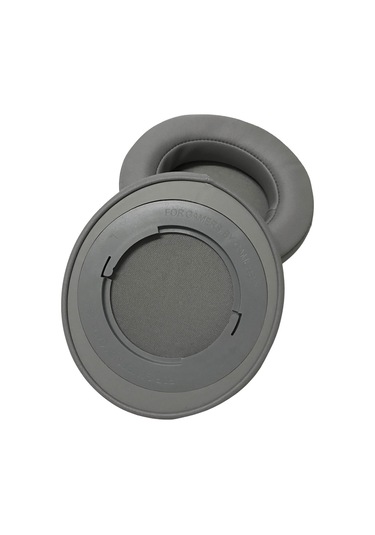 Youmex Razer Kraken 7.1 V2 Uyumlu Gri Protein Deri Hafıza Köpük Değiştirme Kulaklık Örtüsü Gri