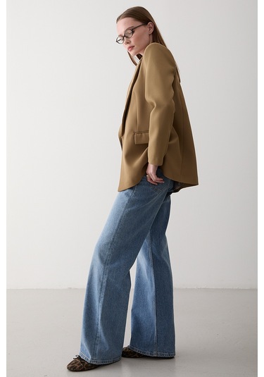 Haki Blazer Ceket - 7560 Haki