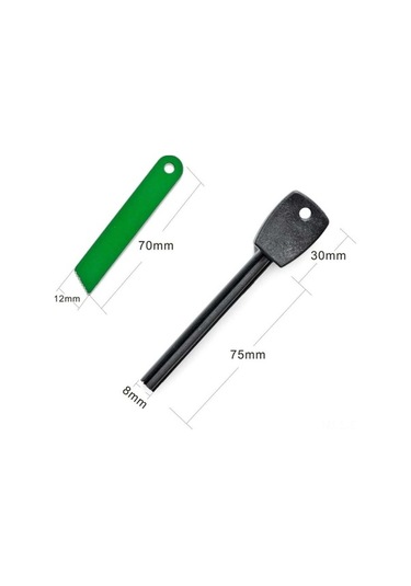 Kompakt Yangın Başlatıcı: 2,5-4 İnç Magnezyum Çakmak, 1500-12000 Çakma Kapasiteli, Gelldg Çakmak Diğer Diğer