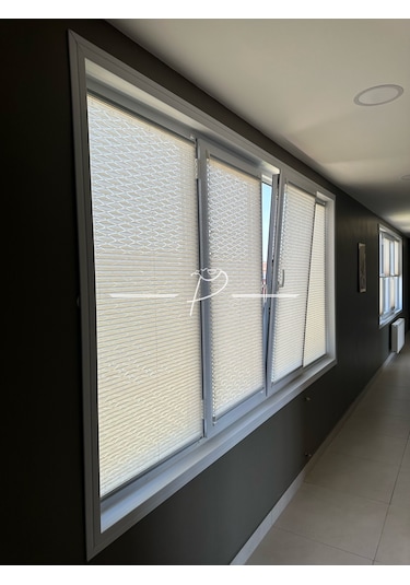 Plise Perde Cam Balkon Akordiyon Perde Sistemleri Prd-13 Seri Çok Renkli