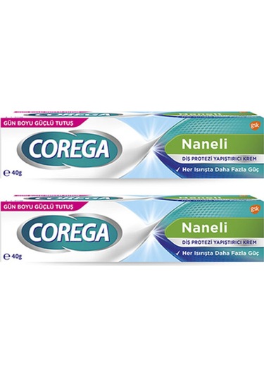 Naneli Diş Protez Yapıştırıcı Krem 40 Gr 2 Adet
