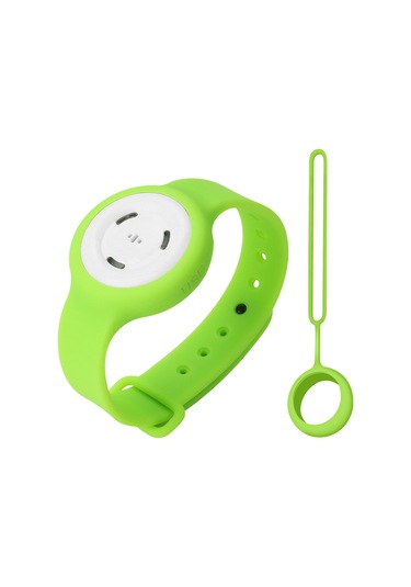 Shineyee Çocuklar İçin Ultrasonik Sinek Kovucu: Şarj Edilebilir Silikon Bileklik Ve Çanta Asısı - Yeşil Dahili Batarya