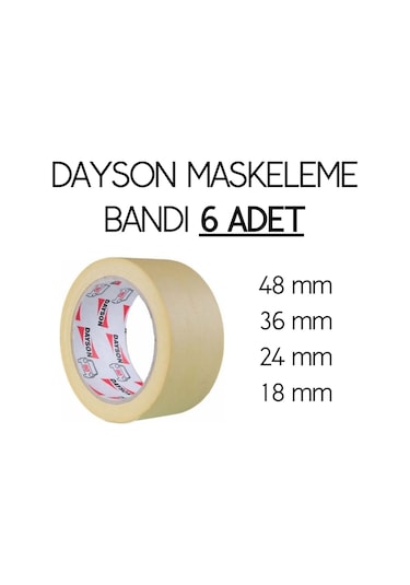 Dayson Maskeleme Bandı 6 Adet
