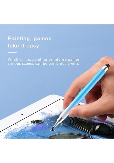 Jms 2In1 Stylus Çizim Ekran Kalemi Mavi