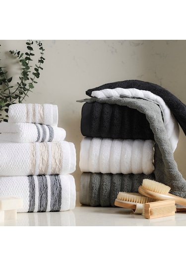 Mudo Home Stella El Havlusu Koyu Gri 30x50