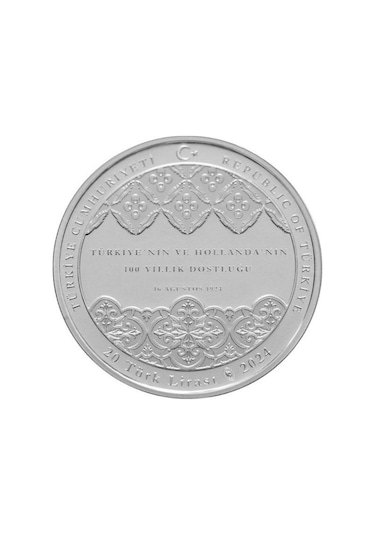 Agakulche Türkiye - Hollanda Dostluğu Gümüş Sikke Coin