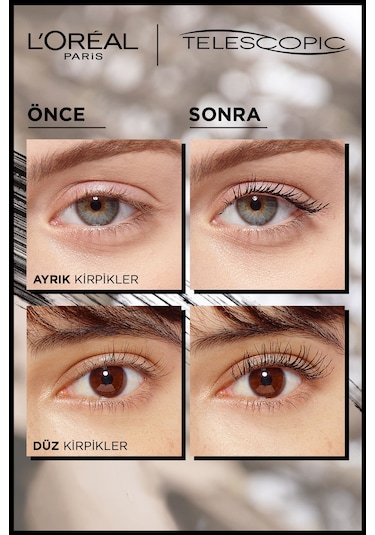 L'Oreal Paris Telescopic Carbon Black Maskara Siyah
