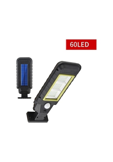 Pazly 60 Adet Led Solar Bahçe Duvar Lambası, Su Geçirmez, Yeşil Kenar, Cbtx Gövde, İndüksiyon, Sokak Ve Bahçe Aydınlatması