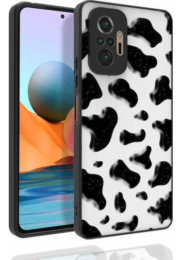 Xiaomi Redmi Note 10 Pro Kılıf Desenli Kamera Korumalı Parlak Zore Nora Kapak NO2