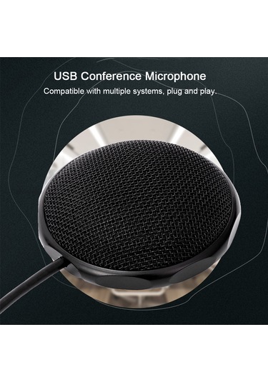 Reedark 360 Usb Konferans Mikrofonu - Pc, Oyun Ve Sohbet İçin Yüksek Kaliteli Alüminyum Mikrofon