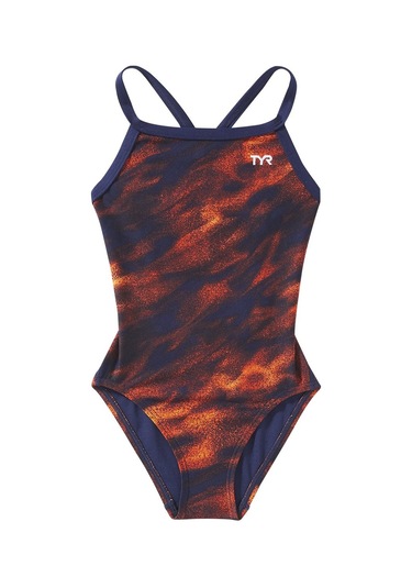 Tyr Durafast Elite Kadın - Kız Diamondfit Yüzücü Mayo - Soren Lacivert