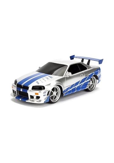 Fast&furious Rc Nissan Skyline Gt-r2002 1:16 - Çok Renkli