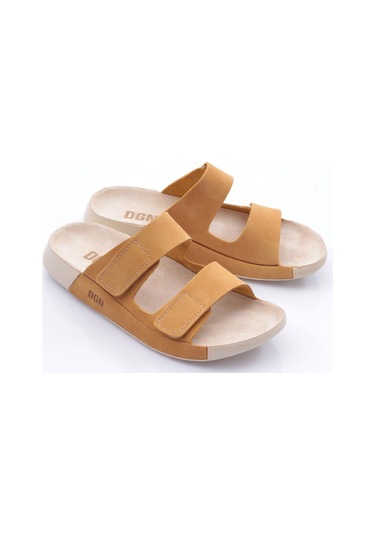Dgn P27 Kadin Çift Bantli Terlik P27-1512-R25887 Sarı
