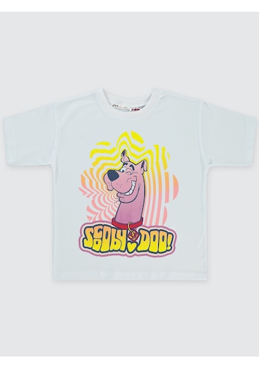 Scooby-Doo Scooby Doo Kız Çocuk Tişört 10-13 Yaş Beyaz