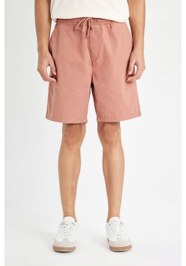DeFacto Relax Fit Gabardin Bermuda Şort D4697AX24HSBN569 DeFacto Relax Fit Gabardin Bermuda Şort D4697AX24HSBN569