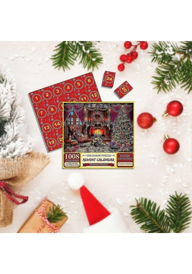 Noel Advent Takvimi Yapboz Bulmacası 1008 Parça Sx