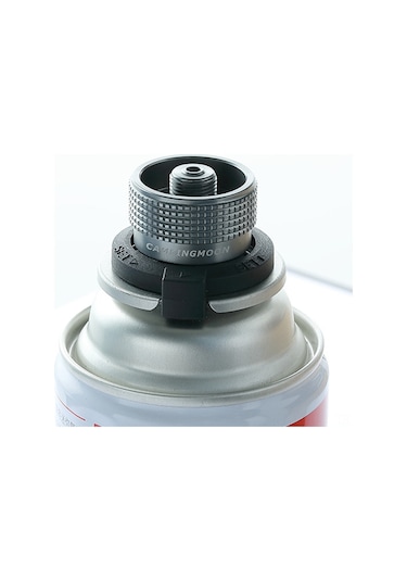 Dofolink Dağcı Düz Gaz Tankı İle Kartuşlı Ocak Arayüzü Bağlantı Adaptörü - Siyah Alüminyum Alyuminyum, Hızlı Montaj, Gaz Sızıntısı Yok Siyah