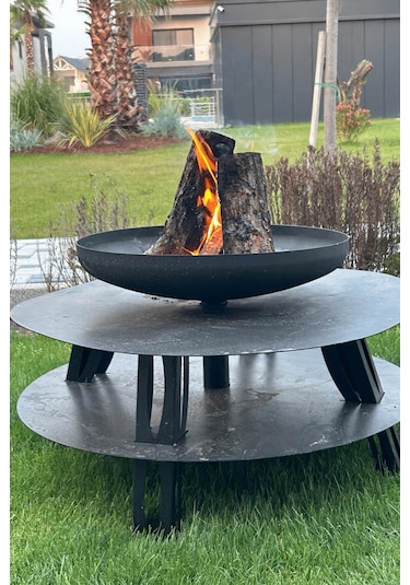 Kombifırsatı Flamecrest Ateş Çukuru Bahçe Şöminesi