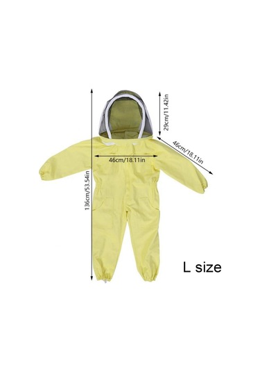 Suntek Çocuklar L Için Arıcılık Suit Arıcı Ceketler Tam