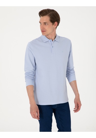 Pierre Cardin Erkek Açık Mavi Sweatshirt 50314048-vr003 Açık Mavi