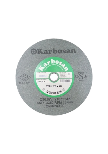 Karbosan 920510 SCG 80 J 5 V SCG Elmas Bileme Taşı 200 x 20 x 20 MM