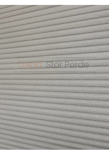 Antrasit Honeycomb Plise %100 Isı Ve Işık Geçirmez Katlanır Cam Balkon Perdesi - Salon Perdesi-005 Antrasit