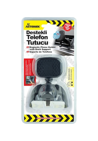 Automix Destekli Kancalı Telefon Tutucu Izgara Tip