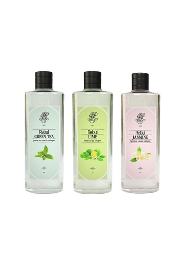 Rebul Green Tea + Lime + Jasmine Kolonya 3 x 250 ML