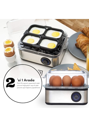 Rowenger 08-EGG 500 W 8'li Yumurta Pişirme Makinesı