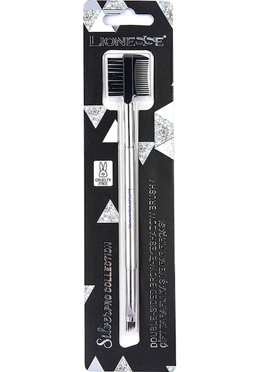 Lionesse Silver Çift Taraflı Kaş Ve Far Fırçası 5134