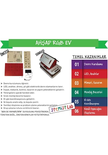 Stemist Box  Ahşap Rgb Ev