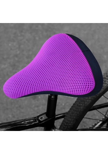 Suntek Bisiklet Selesi Kılıfı Yumuşak Koruyucu Kapak Mor