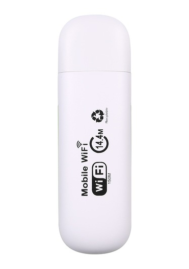 Xiyyadms Beyaz 3g Wifi Router, 14.4mbps İndirme Hızı, 8 Cihazı Simultaneously Desteği, Mac Adresi Değiştirilebilir, Taşınabilir Ağ Erişiimi