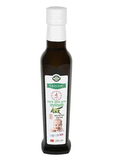 İlhan Sarı Bebekler İçin Organik Natural Sızma Zeytinyağı 250 ML