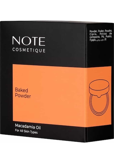 Note Cosmetics Baked Powder 01 Stardust Işıltılı Bitişli Highlighter Toz Yüz Pudrası