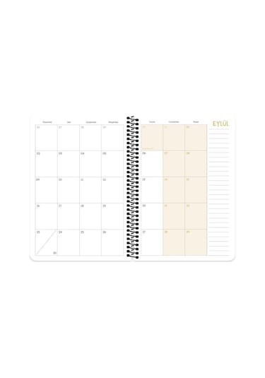 Keskin Color A5 Spiralli Akademik Ajanda - Gözüm Yükseklerde Mavi