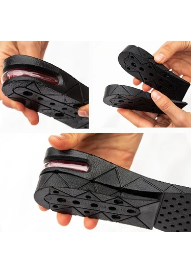 Hightower 3,54 İnç Ayarlanabilir Yükseklik Görünmez Topuk Yükseltici - Hava Yastıklı