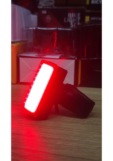 Forte Gt 6319 Bisiklet Ön Işık 250 Lümen Lityum Pilli Usb Şarjlı Yüksek Güçlü Far Kırmızı