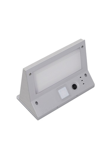 Yaozixa 21 Led Güneş Enerjili Duvar Lambası, Pır Hareket Sensörlü, Ip44 Su Geçirmez, 3 Aydınlatma Modu, Isı Beyazı, Çelik-abs, Bahçe/ev Cephesi Aydınlatması Gümüş