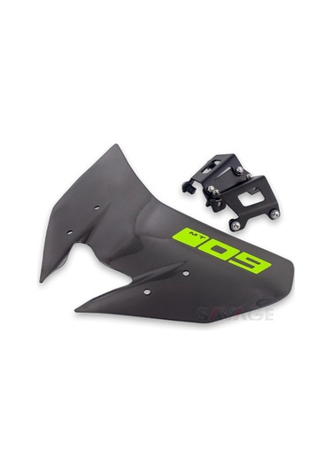 Yamaha Mt09 Fz-09 2017-2020 Spor Ön Cam Rüzgar Deflektör - Beyaz