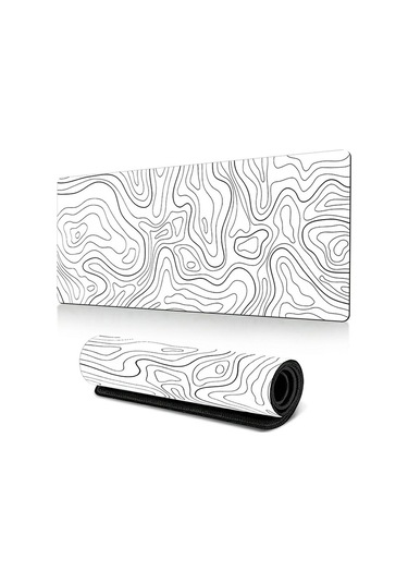 Cbtx 300 700 3mm Büyük Mouse Pad Soyut Desen Kaymaz Bilgisayar Dizüstü Masaüstü Mat - Line-1