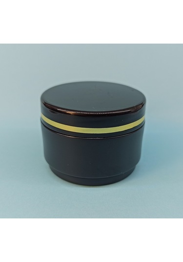 250 25 Ml Lüx Şeritli Mini Boş Pomat-Krem-Kozmetik Kutusu