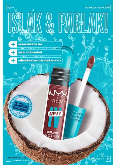 Lıp I.v. Vitamin İçeren Parlatıcı + Tint - 07 Bubblegum Burst 07 Blushing Blush