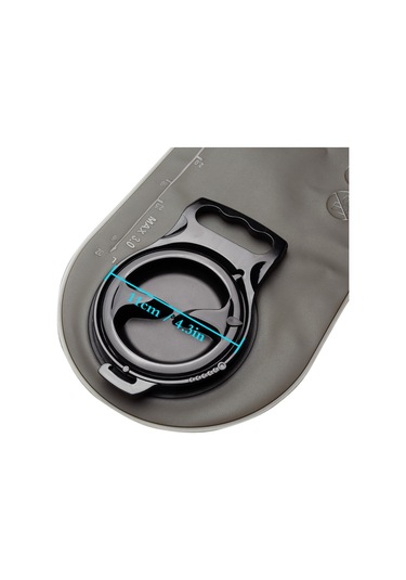 Teltree Tpu Yiyecek Seviyesi Materyal İçme Torbası, 2l Büyük Kapasite, Dağcılık Bisiklet İçin Sızıntısız Kahverengi Su Torbası S Boy Kahve