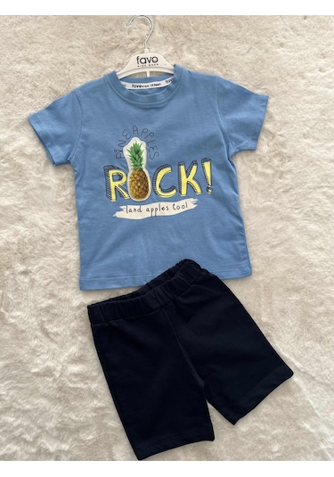 Rocky Şortlu İkili Takım mavi