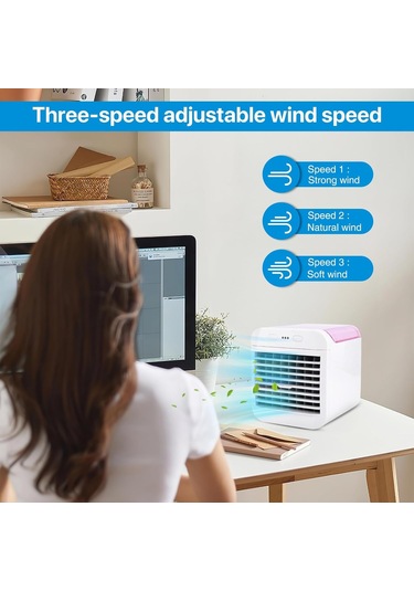 Jialan Taşınabilir Klima Fan,usb Powered Hava