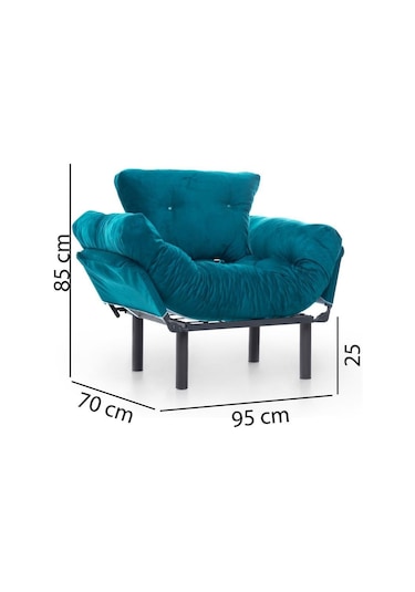 Pafu Nitta Tekli Kanepe - Petrol Diğer