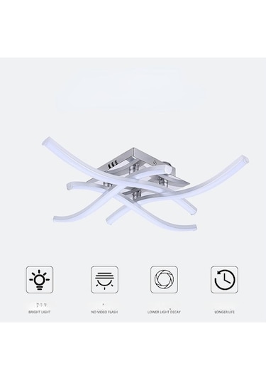 Novahub İskandinav Modern Sarı Tavan Lambası Led Oturma Odası Yemek Odası Yatak Odası Işıkları Tavan Avize D Sarı